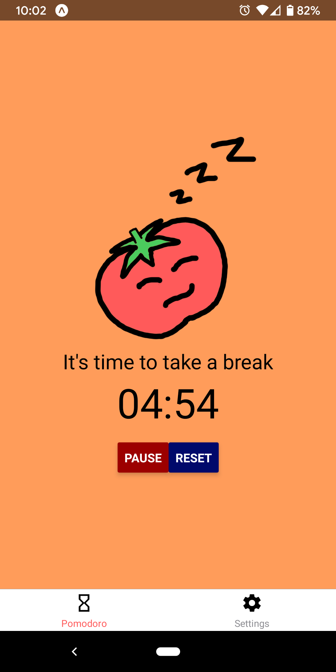 Cute Pomodoro Rest Mode